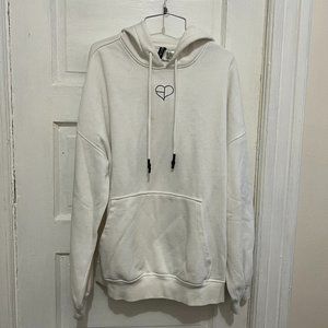 BlackPink Oversized White Hoodie